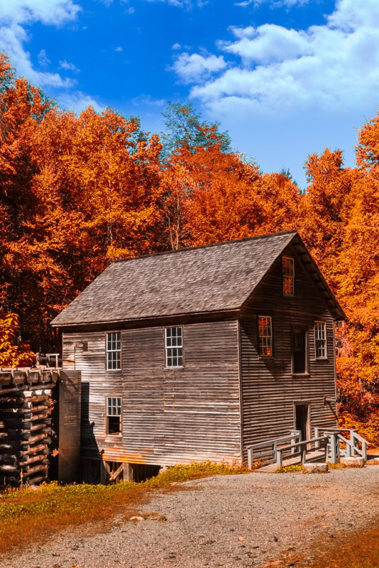 10196. Mingus Mill, Great Smoky Mountains National Park, North Carolina