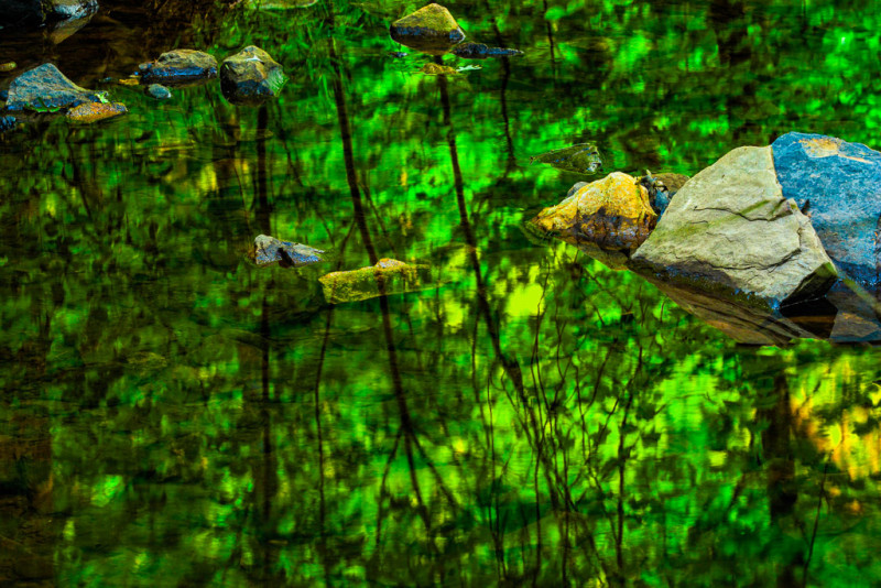 Rocks and reflections, Petit Jean State Park, Arkansas