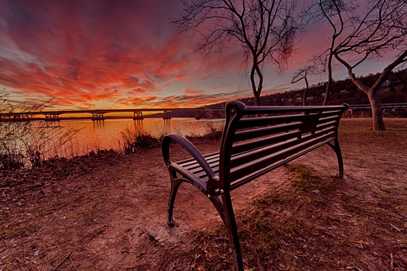 Sunrise Arkansas River, Arkansas