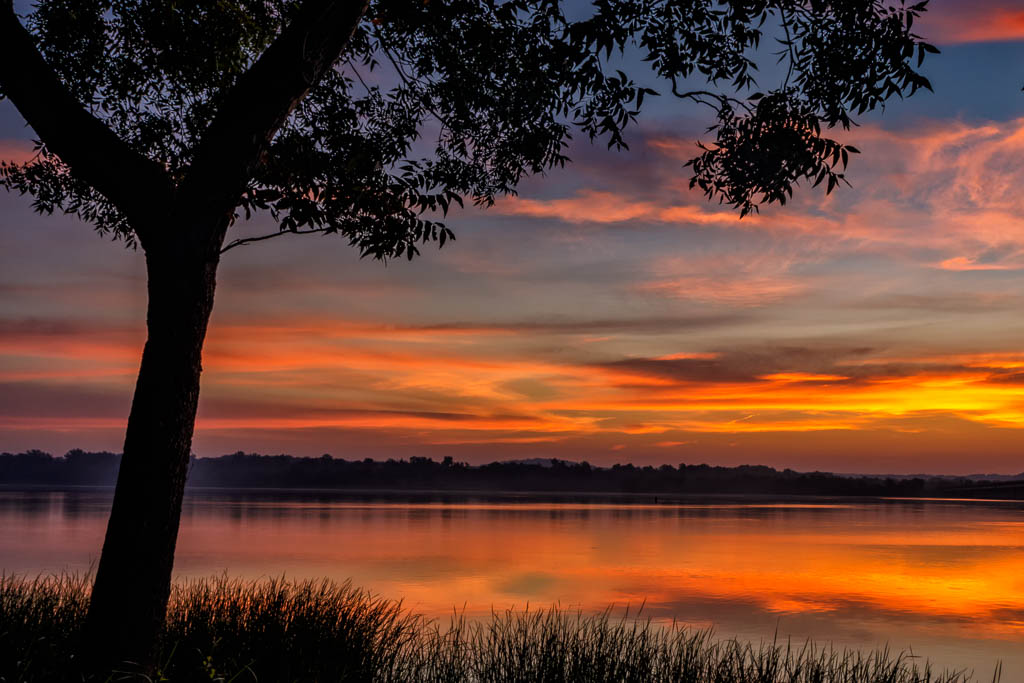 Sunrise, Arkansas River, Arkansas