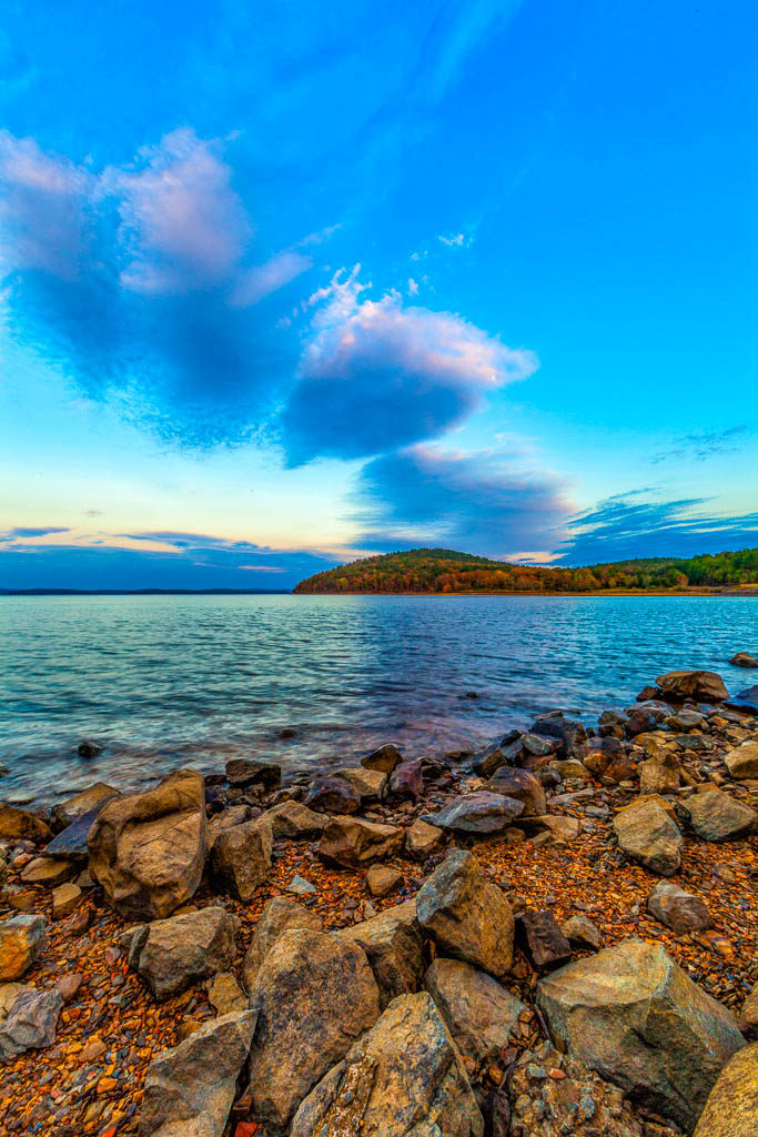 Clouds over Lake Maumelle, Arkansas